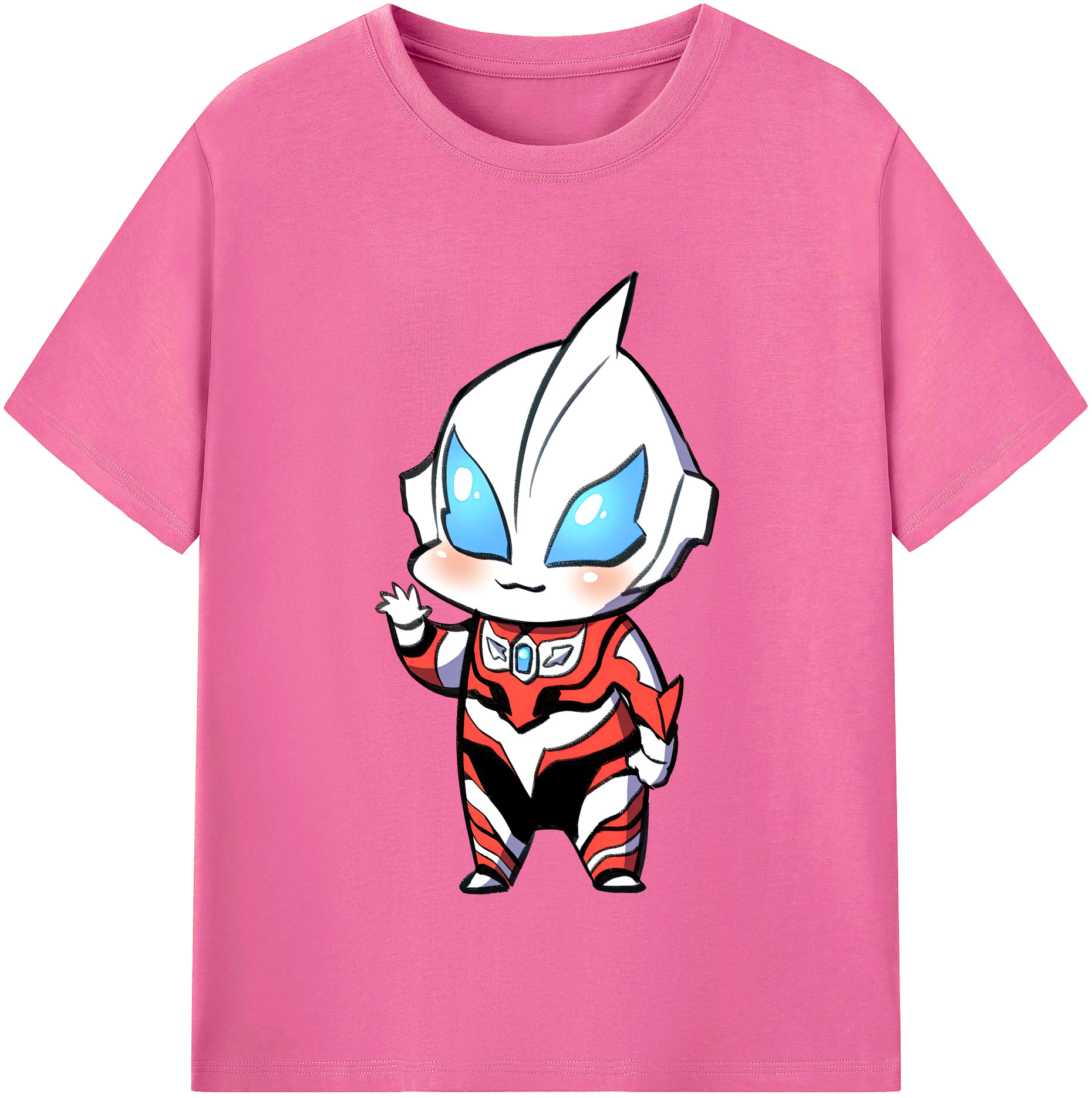 （画像用） ウルトラマン Ultraman レディースカジュアルプリントTシャツ（綿100％）